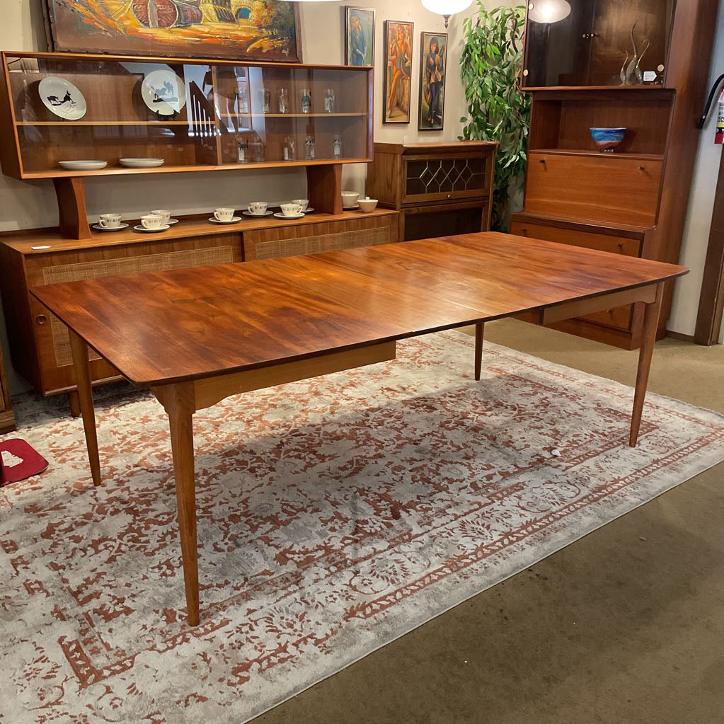 Lane Walnut Expanding Dining Table
