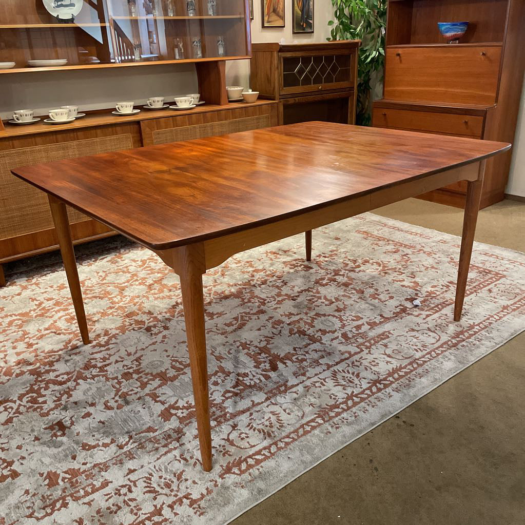Lane Walnut Expanding Dining Table