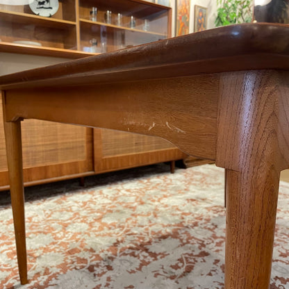 Lane Walnut Expanding Dining Table