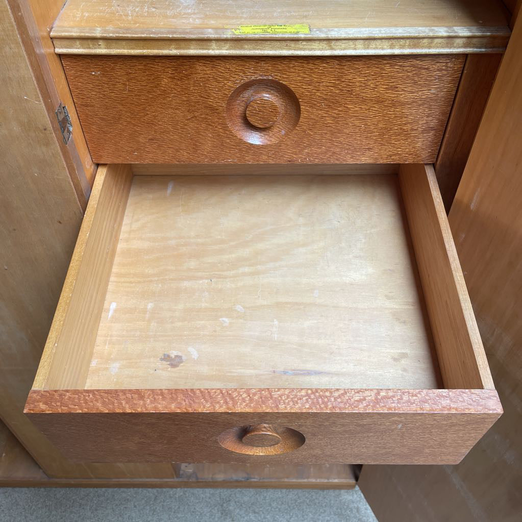3 Door Art Deco Armoire C CABINETS