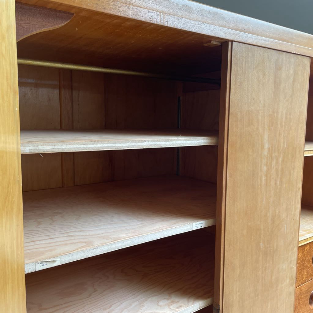 3 Door Art Deco Armoire C CABINETS