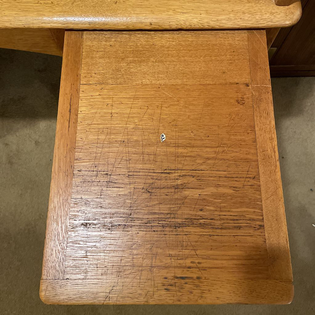 Large Oak Roll Top Desk C DESKS