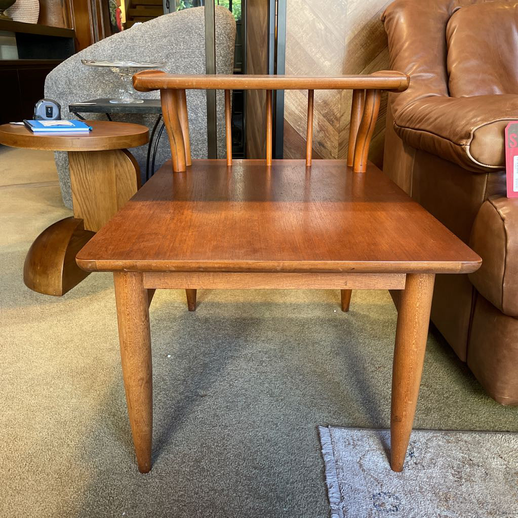 Lane MCM Step Up End Tables w Spindle Detail C SIDE TABLES