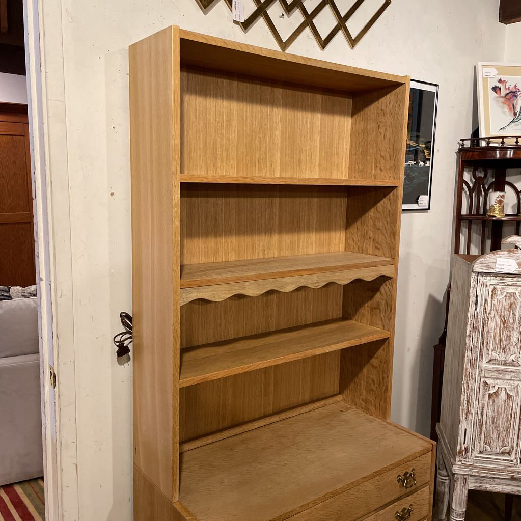 Henning Kjaernulf Oak Stacked Bookshelf with Drawers C BOOKSHELVES