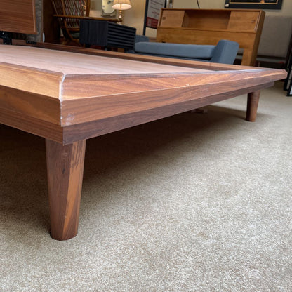 Herman Light Natural Walnut Queen Bedframe