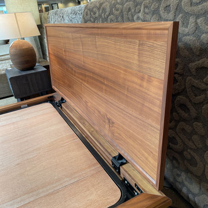 Herman Light Natural Walnut Queen Bedframe