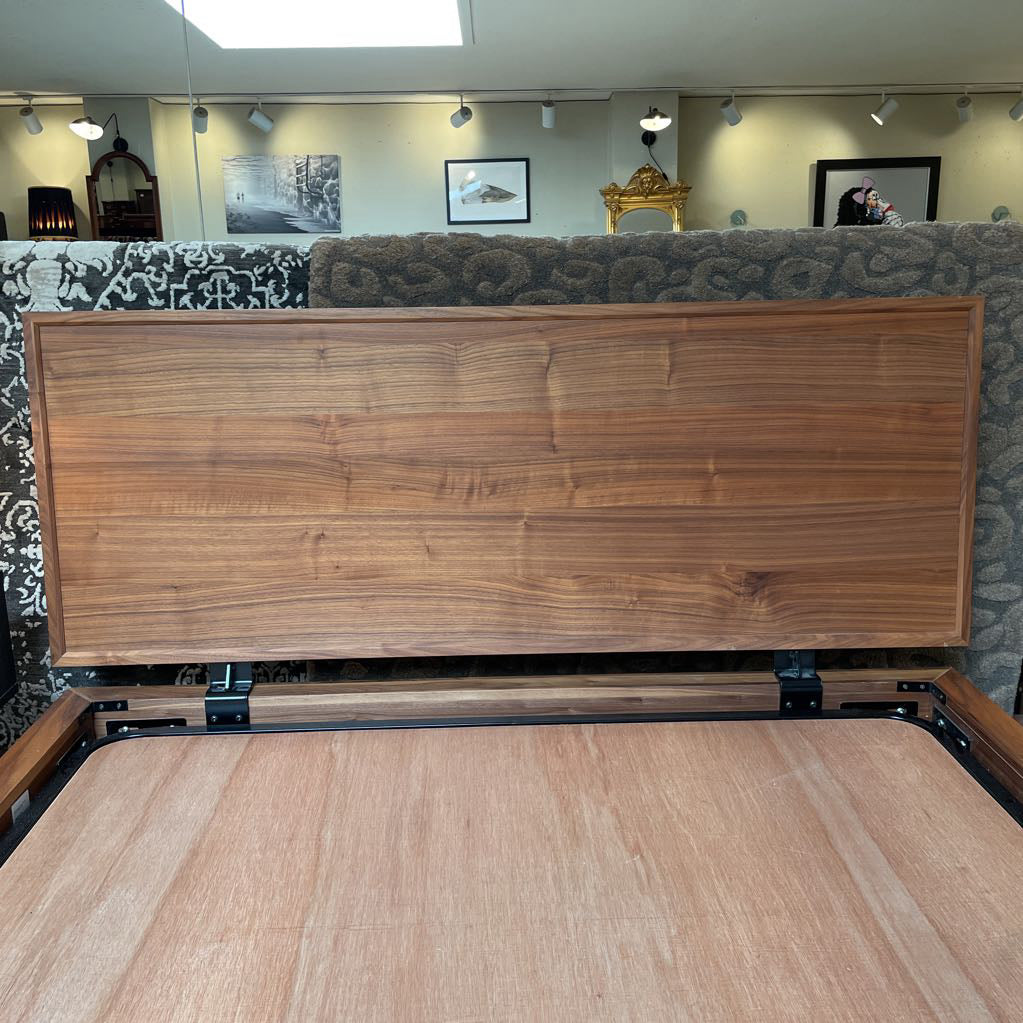 Herman Light Natural Walnut Queen Bedframe