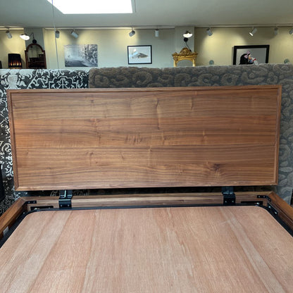 Herman Light Natural Walnut Queen Bedframe