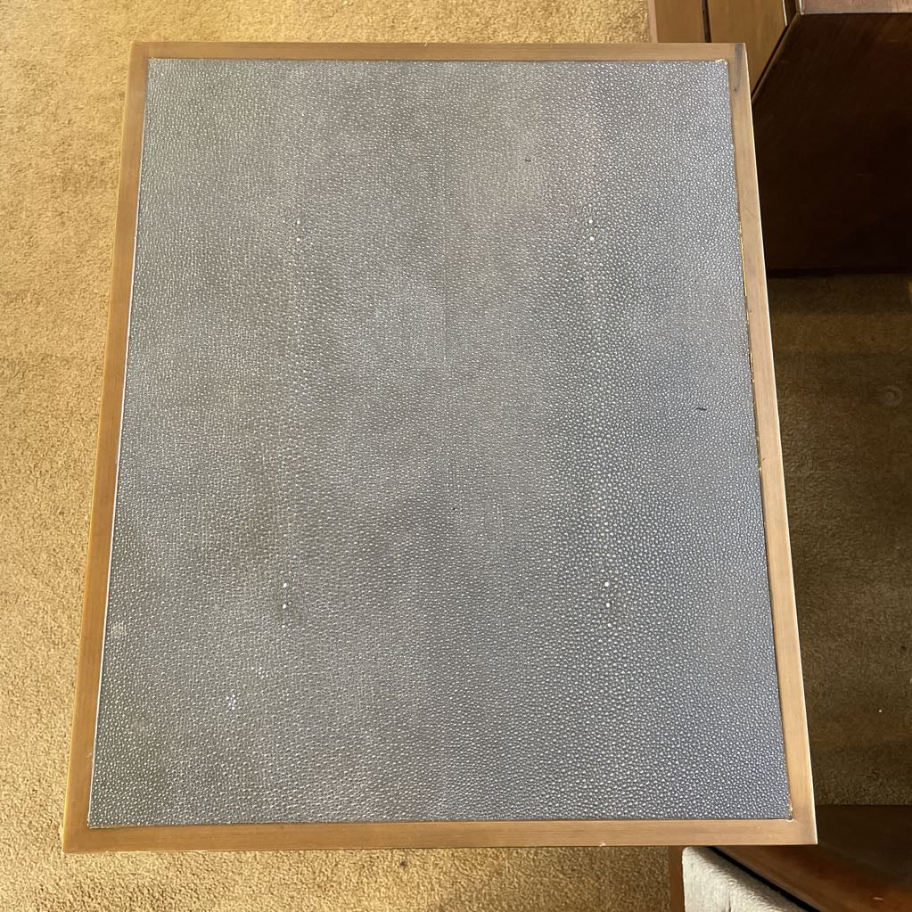 Four Hands Faux Shagreen 1 Drawer Nightstand