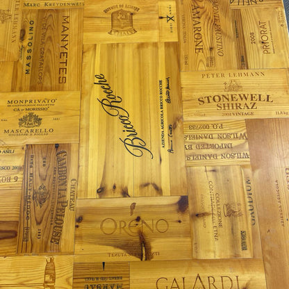 Custom Upcycled Wine Crate Square Dining Table C DINING TABLES