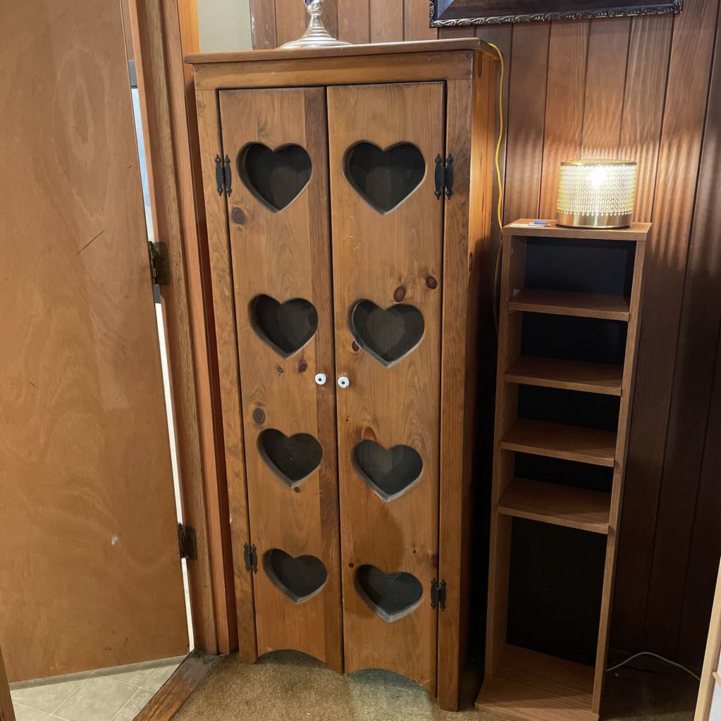 Two Door Heart Vent Pie Chest C CABINETS