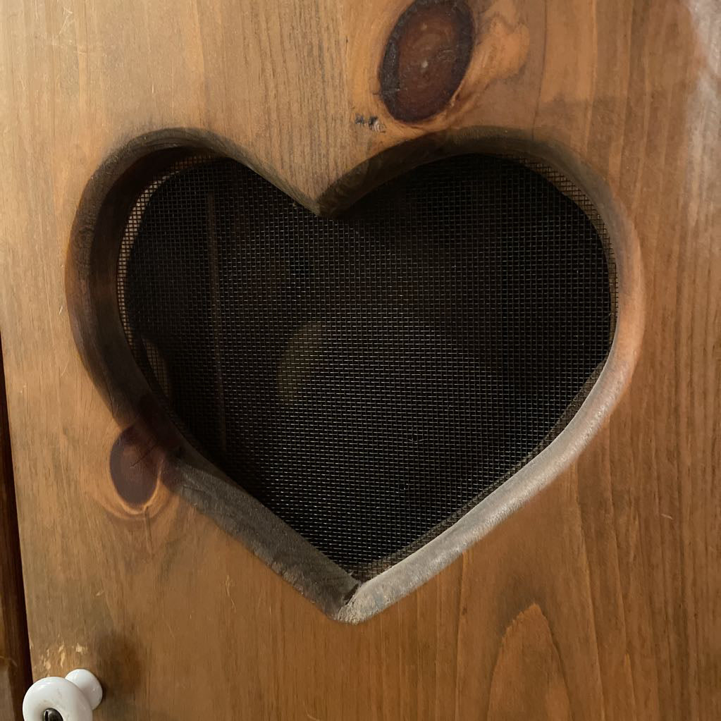 Two Door Heart Vent Pie Chest C CABINETS