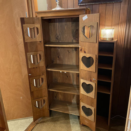Two Door Heart Vent Pie Chest C CABINETS