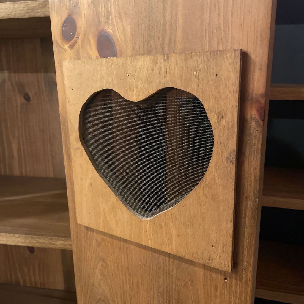 Two Door Heart Vent Pie Chest C CABINETS