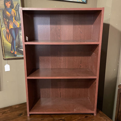 Faux Wood Small Low Bookcase