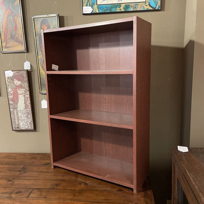 Faux Wood Small Low Bookcase