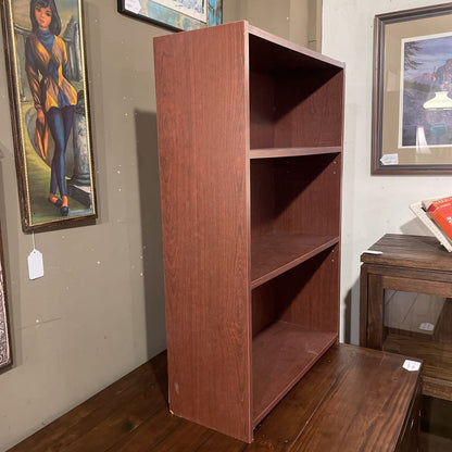 Faux Wood Small Low Bookcase
