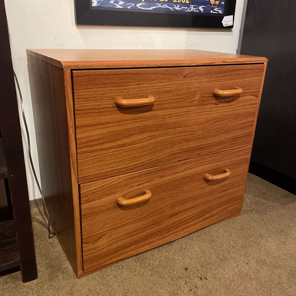 Faux Wood 2 Drawer File Cabinet C CABINETS