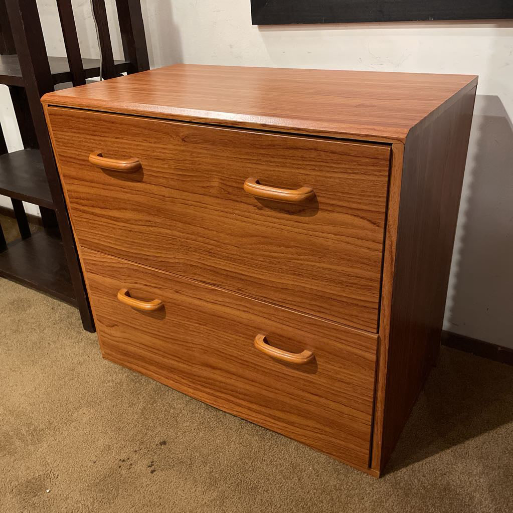 Faux Wood 2 Drawer File Cabinet C CABINETS