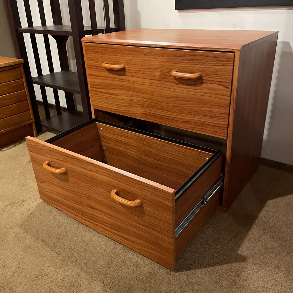 Faux Wood 2 Drawer File Cabinet C CABINETS