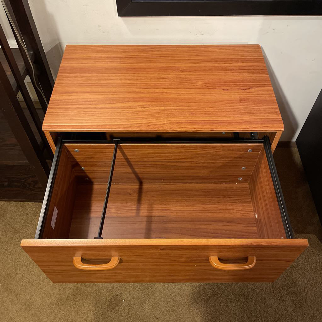 Faux Wood 2 Drawer File Cabinet C CABINETS