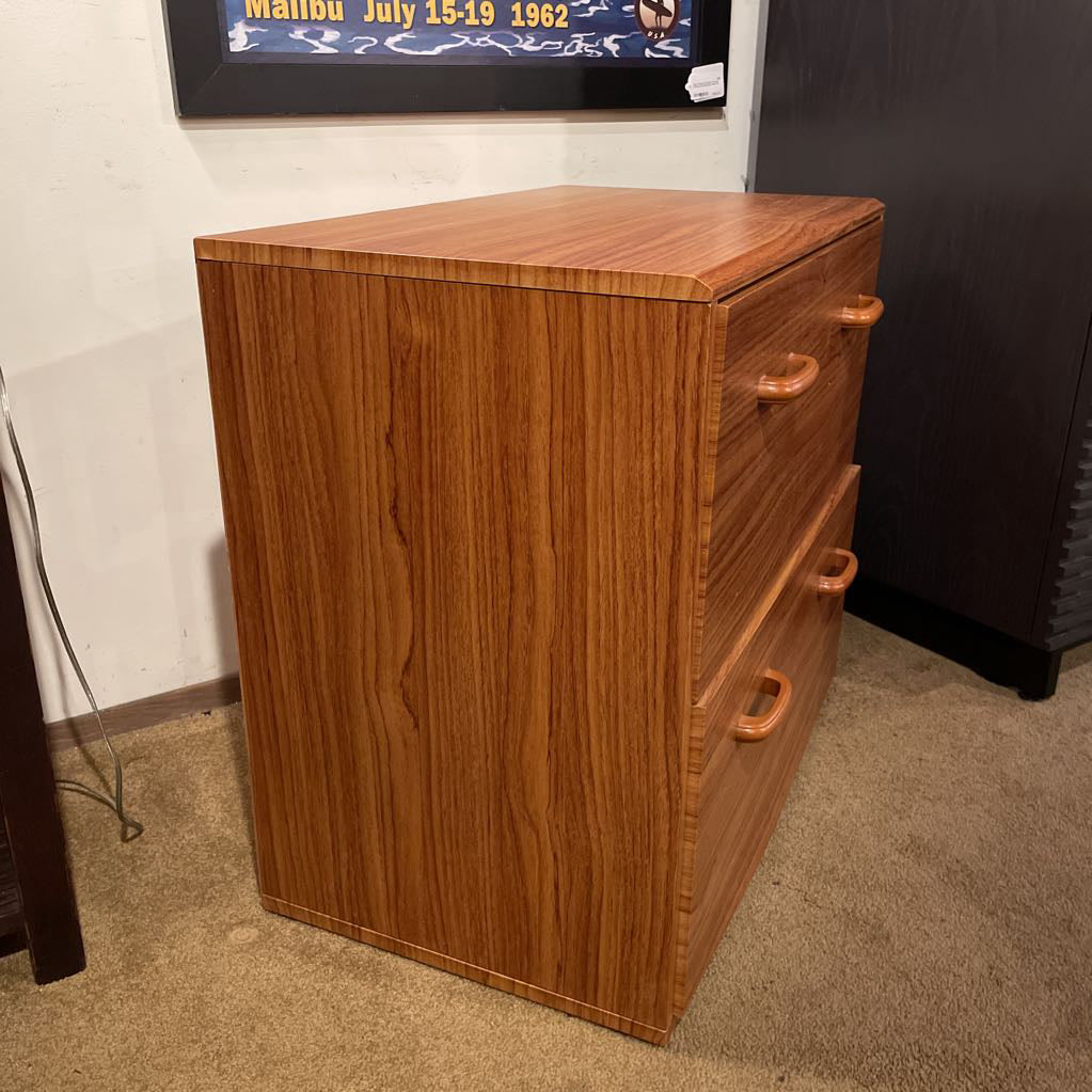 Faux Wood 2 Drawer File Cabinet C CABINETS