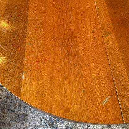 Round Oak Expanding Coffee Table C COFFEE TABLES