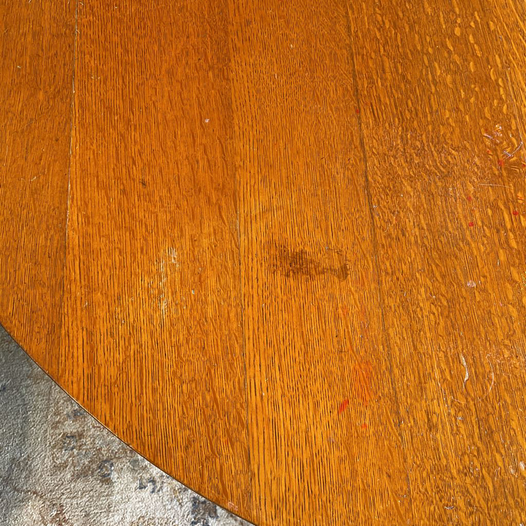 Round Oak Expanding Coffee Table C COFFEE TABLES