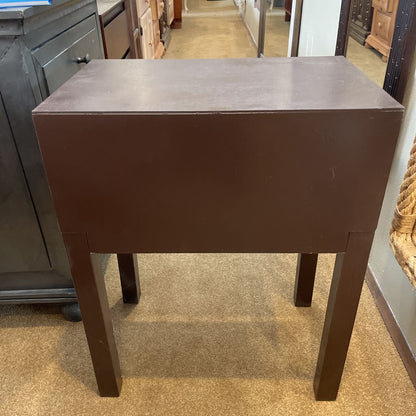 Modern Geometric One Drawer Nightstand