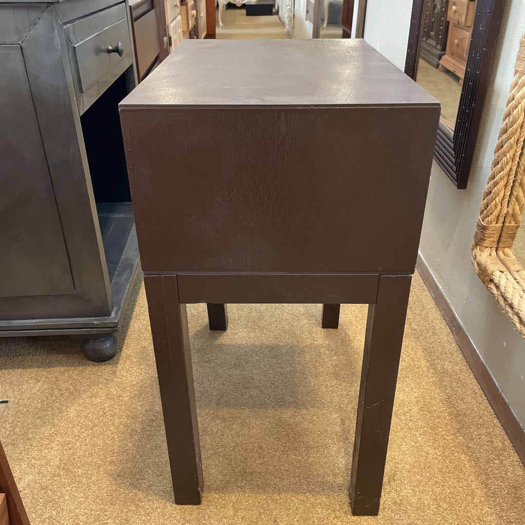 Modern Geometric One Drawer Nightstand