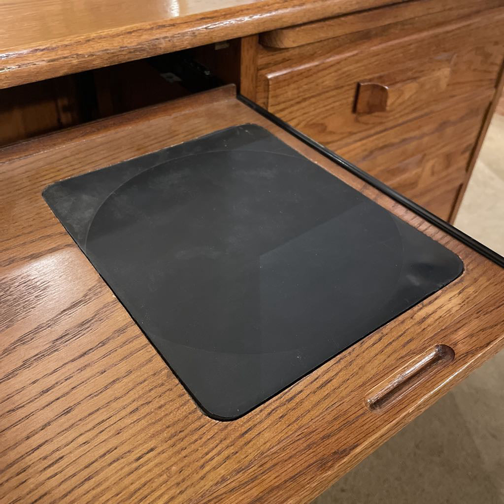 Large Oak Corner Desk