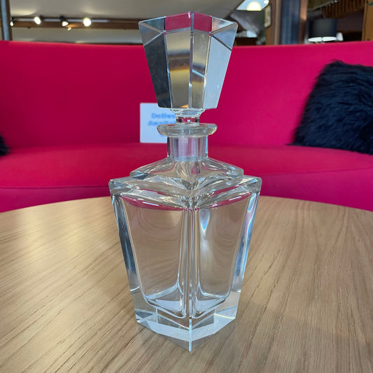 Square Blocky Crystal Decanter UNIQUE FINDS