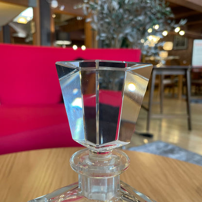 Square Blocky Crystal Decanter
