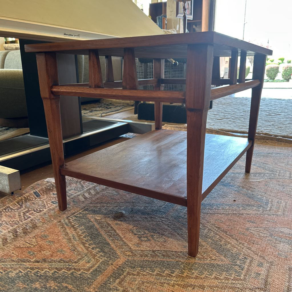 Lane Burlwood Side Table C SIDE TABLES