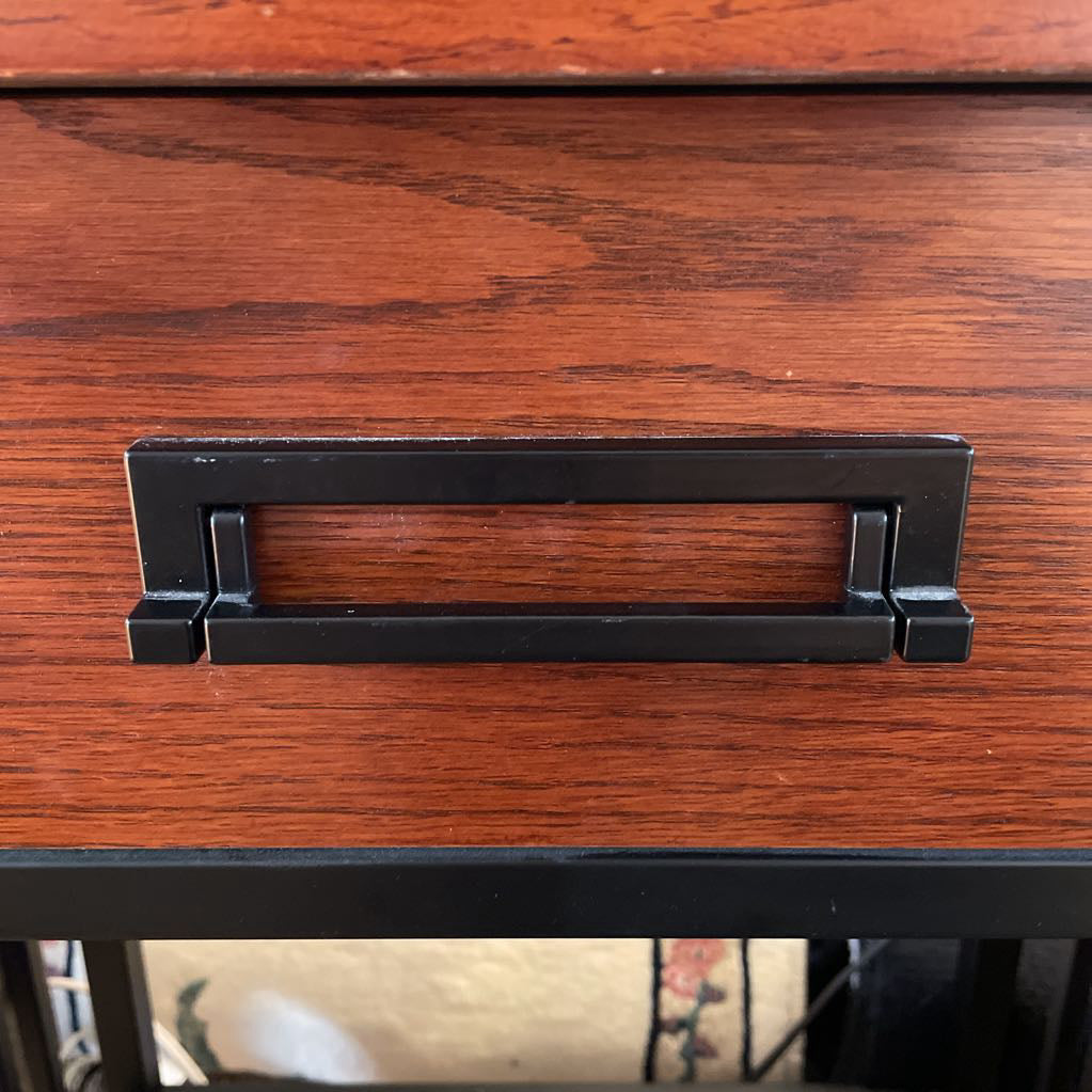 Craftsman Industrial 1 Drawer Nightstand