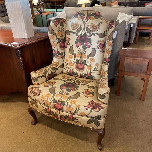 Drexel Floral Patterned Arm Chair U ACCENT CHAIRS