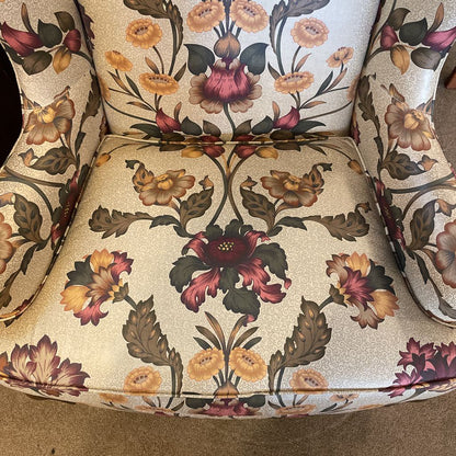 Drexel Floral Patterned Arm Chair