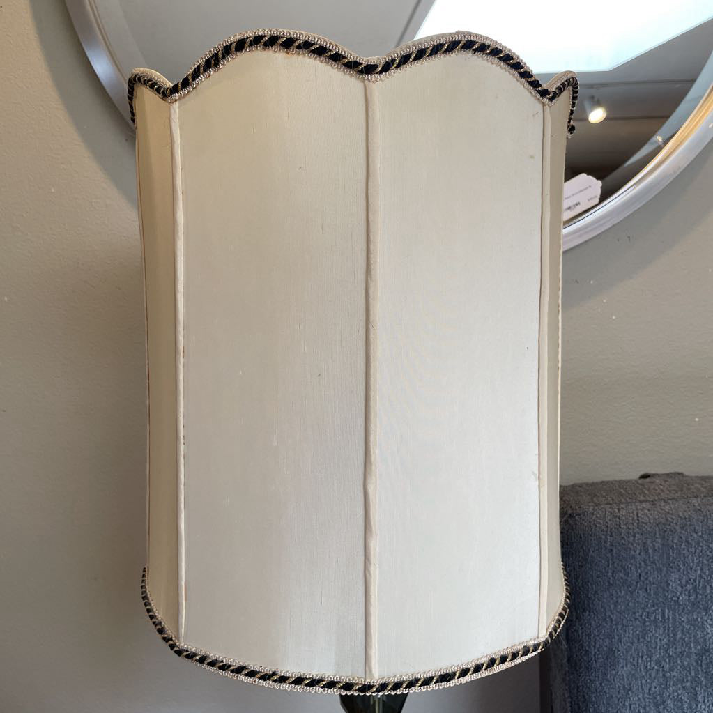 Gilded Table Lamp w Faux Crystal LAMPS
