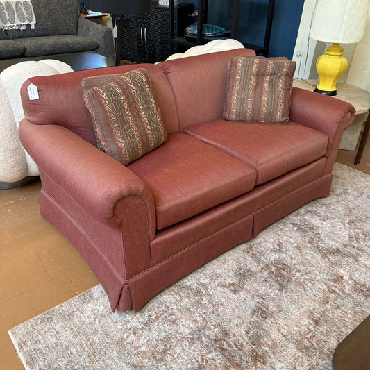 Pale Red Loveseat U LOVESEATS