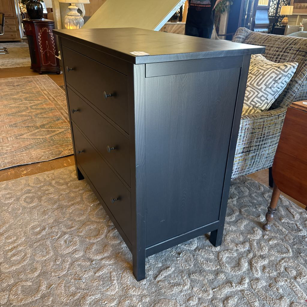 Black 3 Drawer Lowboy C LOWBOYS
