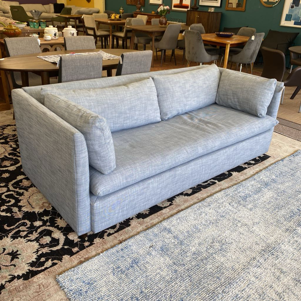 WEST ELM SHELTER Grey Queen Sleeper