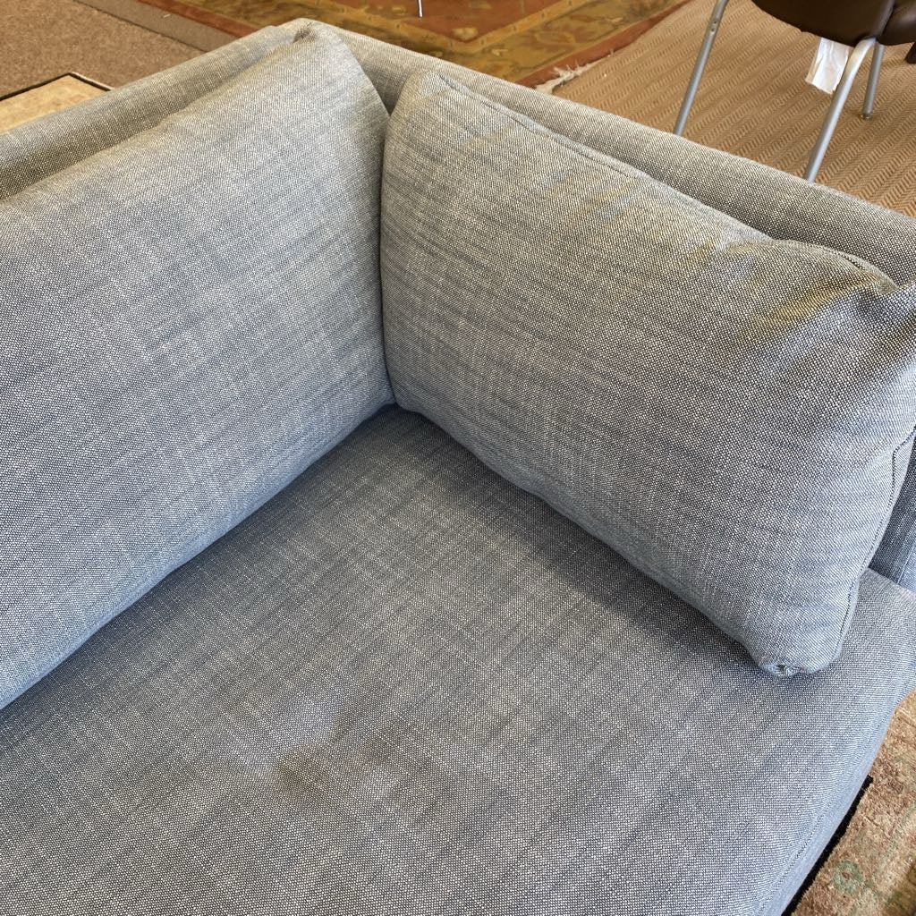 WEST ELM SHELTER Grey Queen Sleeper
