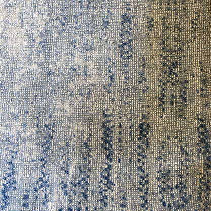 WEST ELM Contemporary Blue & White Textured Rug