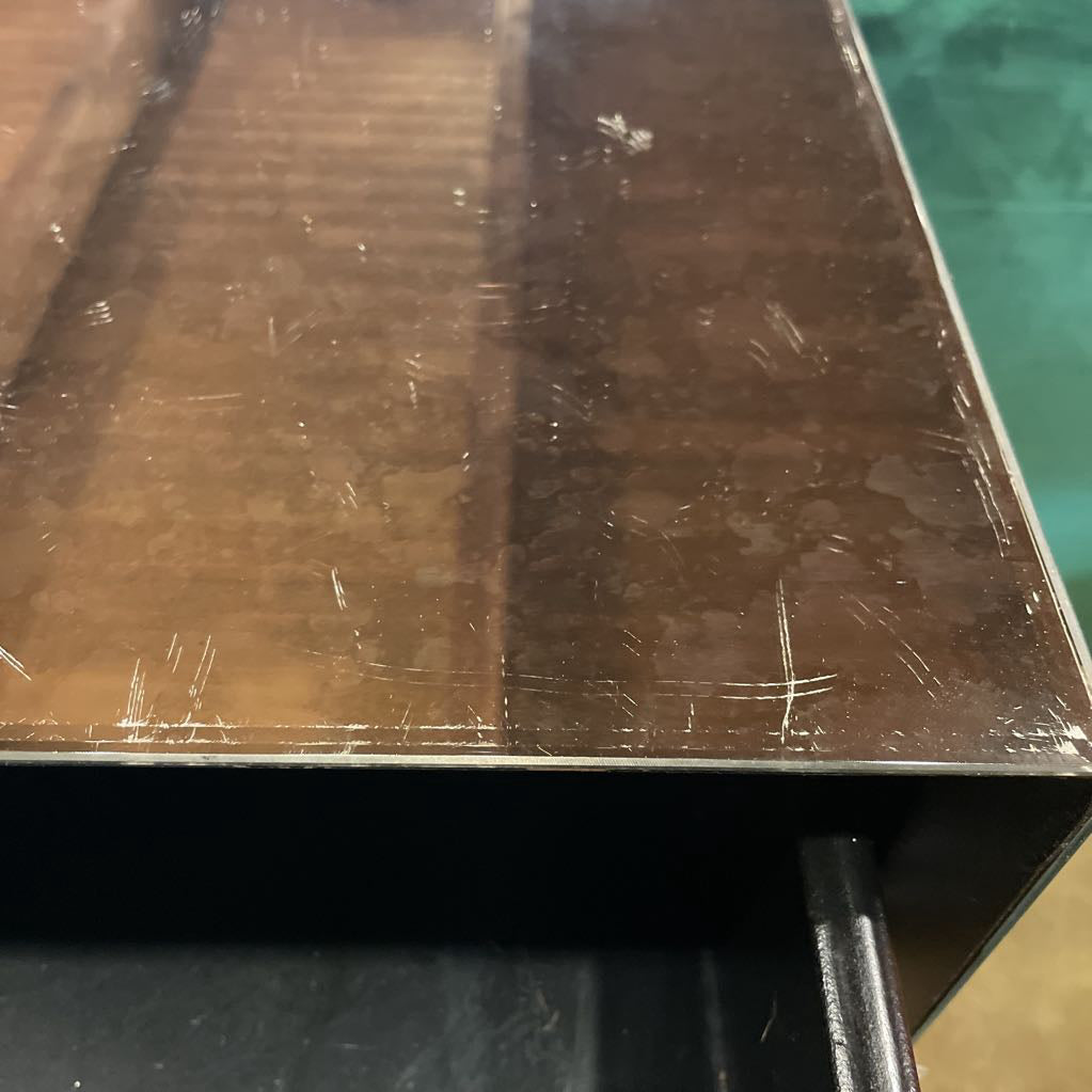 Two Drawer Mirrored Console Table
