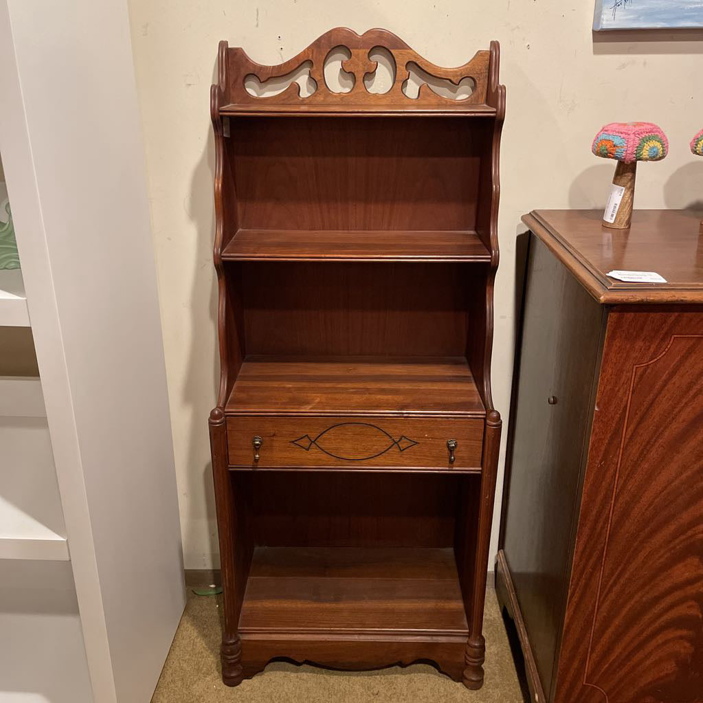 Vintage 1 Drawer Waterfall Bookcase C BOOKSHELVES