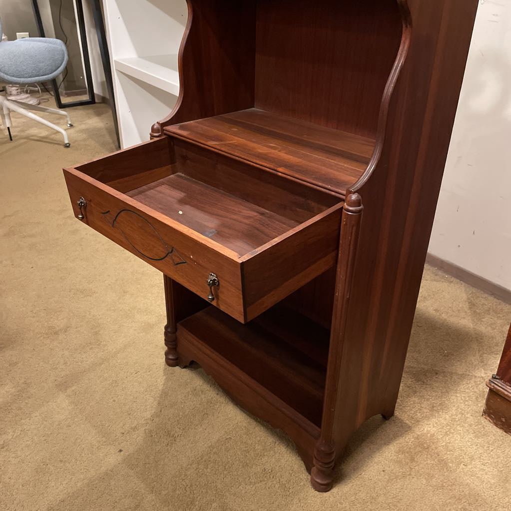 Vintage 1 Drawer Waterfall Bookcase C BOOKSHELVES
