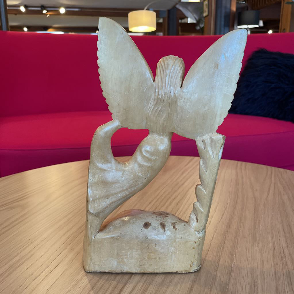Wooden Angel Sculpture