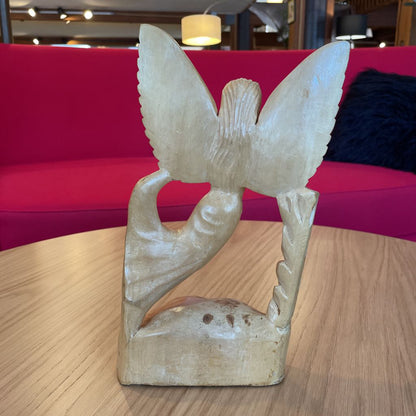 Wooden Angel Sculpture