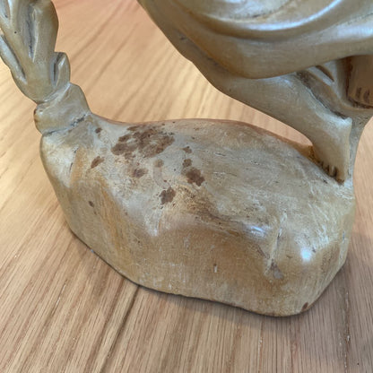 Wooden Angel Sculpture