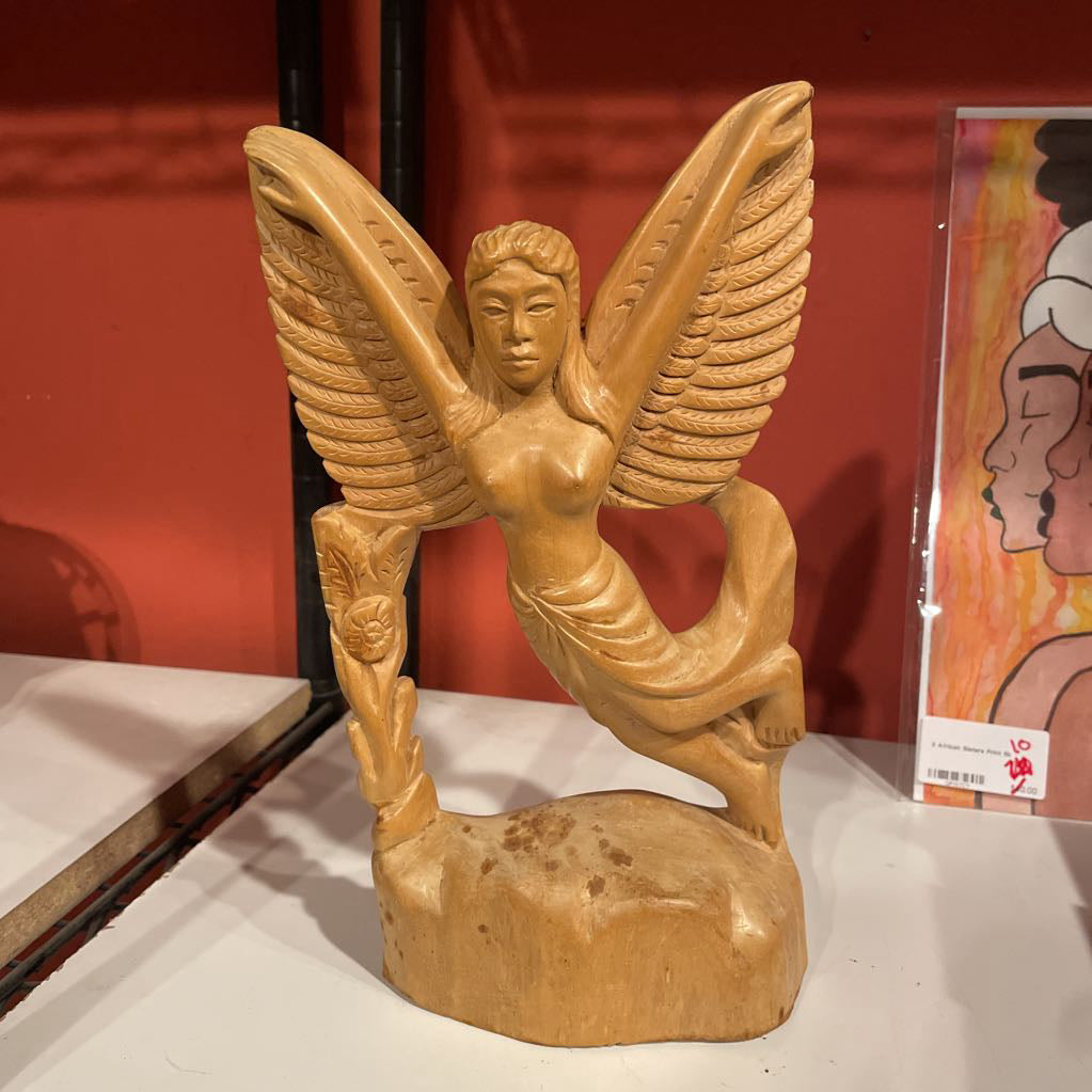 Wooden Angel Sculpture SMALLS